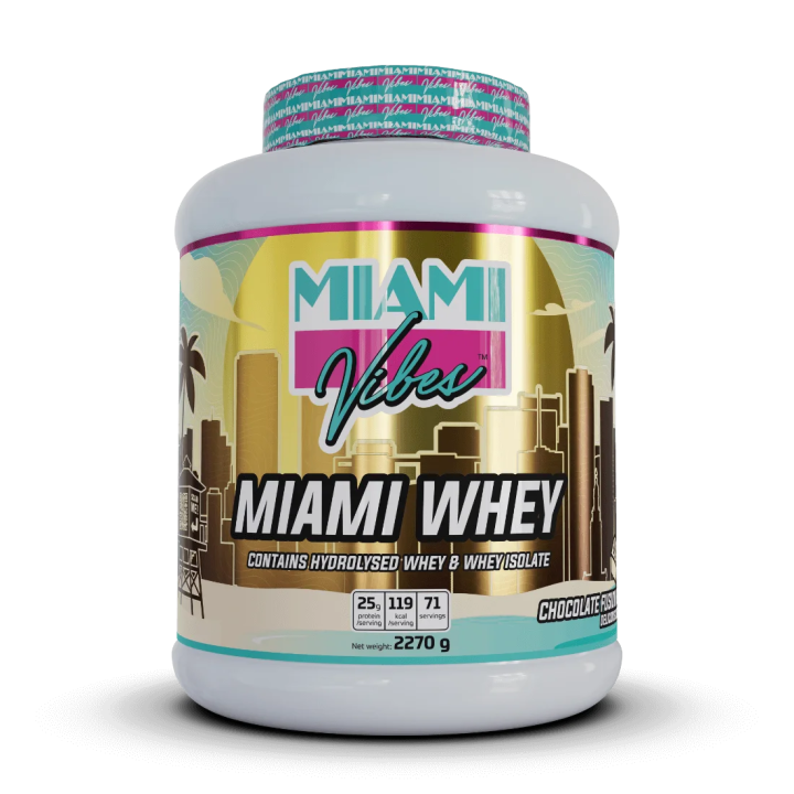 Miami Whey – Whey protéine 78% avec enzymes digestives...