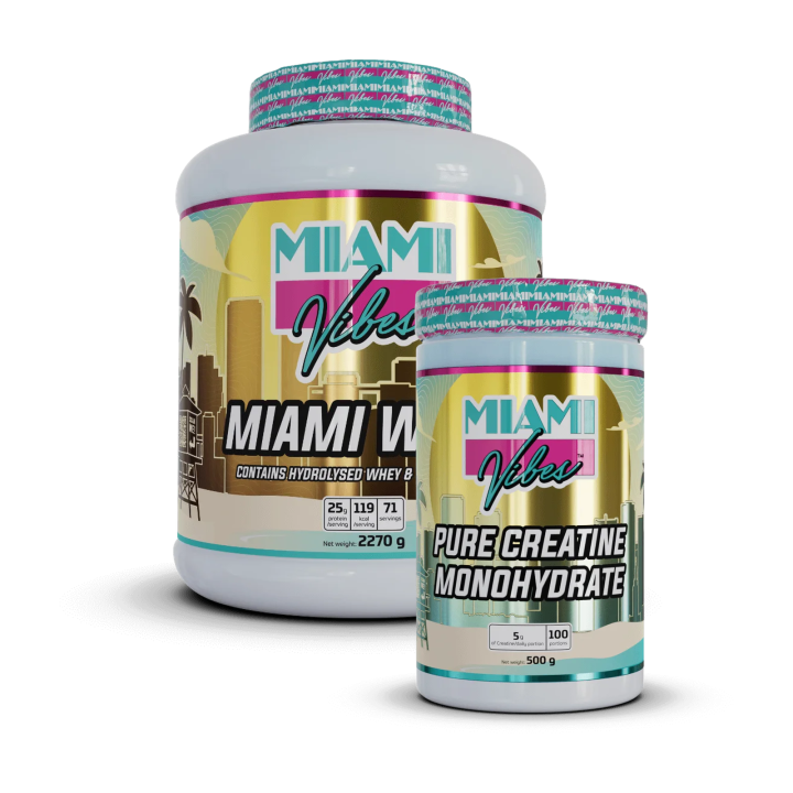 Pack Whey Créatine Starter Musculation | Miami Vibes