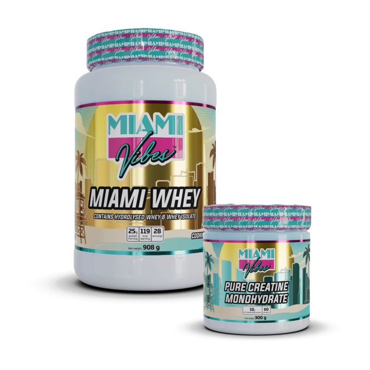Pack Whey Créatine Starter Musculation | Miami Vibes