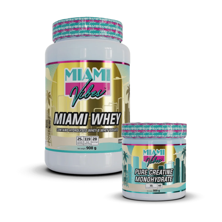 Pack Whey Créatine Starter Musculation | Miami Vibes