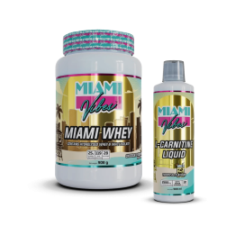 Pack sèche & tonus – Whey + complément | Miami Vibes