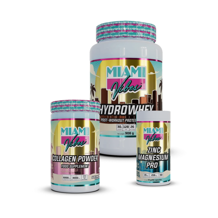 Pack récupération premium – Hydrowhey, collagène & ZMA
