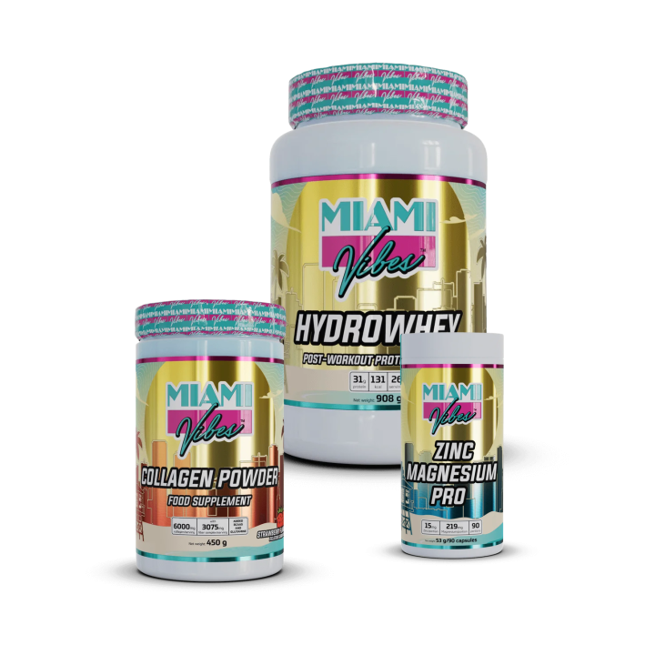 Pack récupération premium – Hydrowhey, collagène & ZMA
