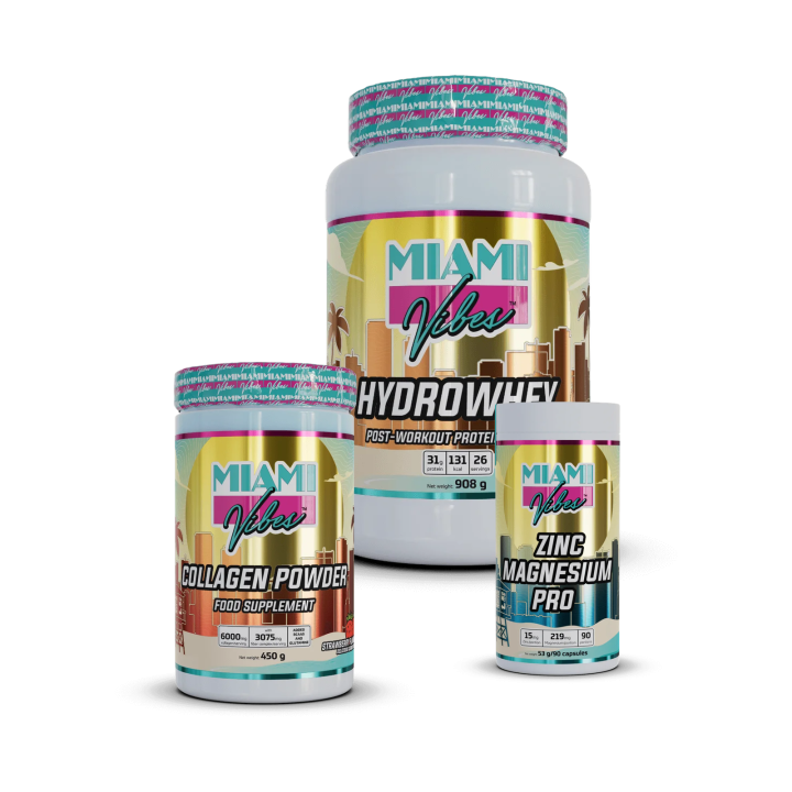 Pack récupération premium – Hydrowhey, collagène & ZMA