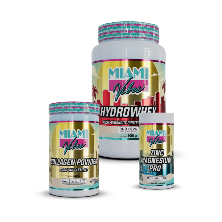 Pack récupération premium – Hydrowhey, collagène & ZMA