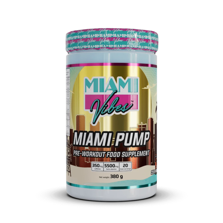 Miami Pump – Pré-workout caféiné avec citrulline et bêt...