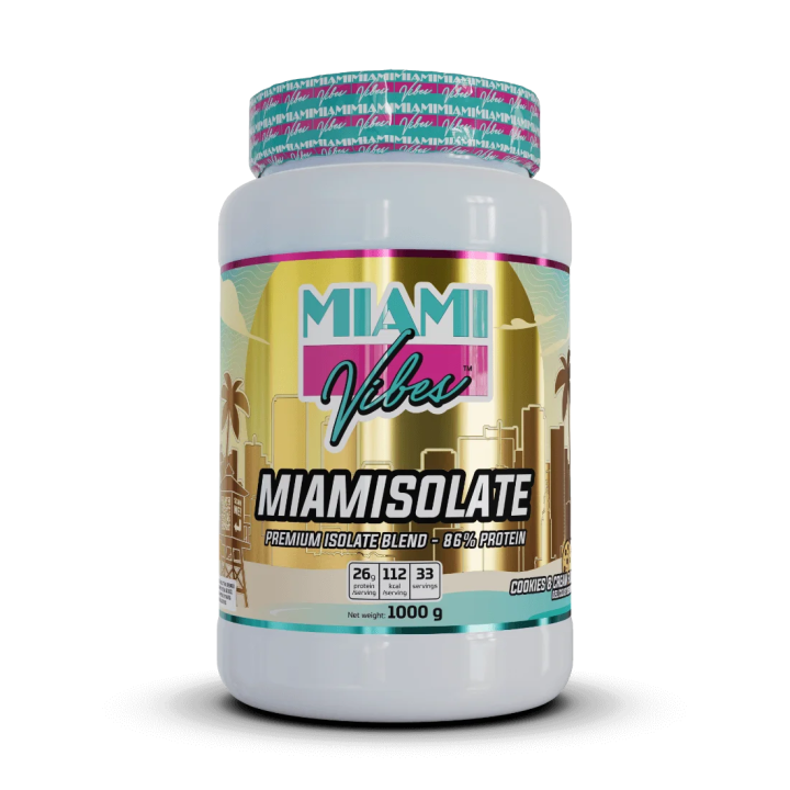 Miamisolate – Whey isolate 87% avec lactase | MV Nutrition