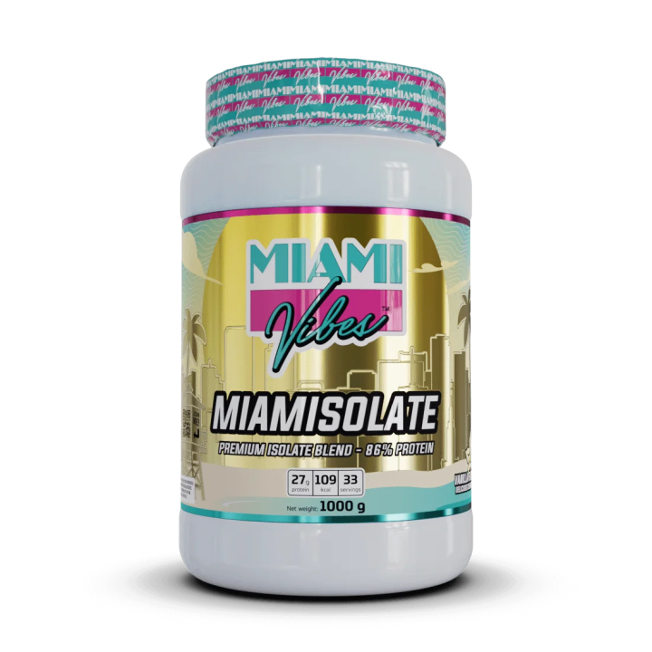 Miamisolate – Whey isolate 87% avec lactase | MV Nutrition