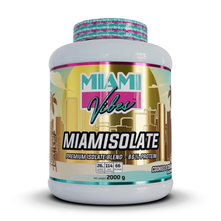 Miamisolate – Whey isolate 87% avec lactase | MV Nutrition