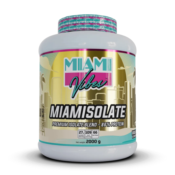 Miamisolate – Whey isolate 87% avec lactase | MV Nutrition