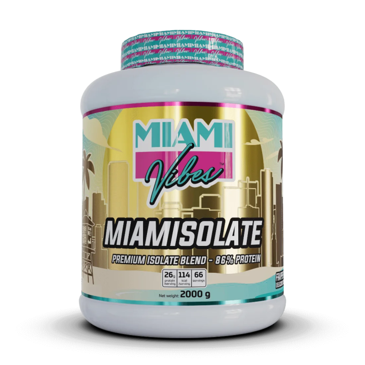 Miamisolate – Whey isolate 87% avec lactase | MV Nutrition