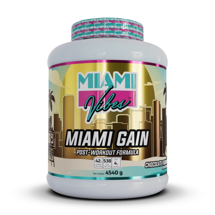 Miami Gain – Gainer protéines, glucides, créatine et vi...