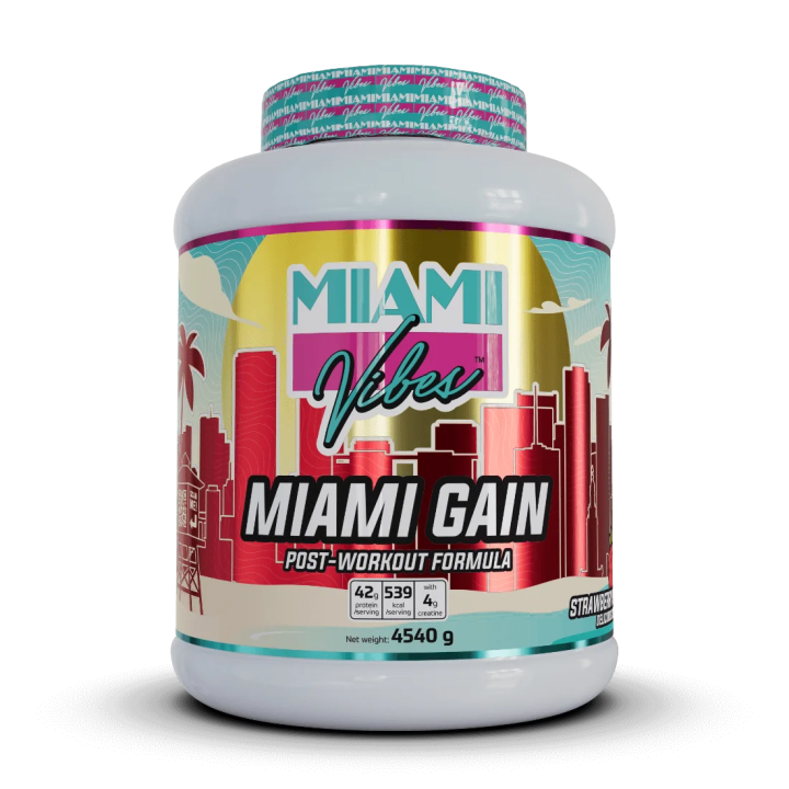 Miami Gain – Gainer protéines, glucides, créatine et vi...
